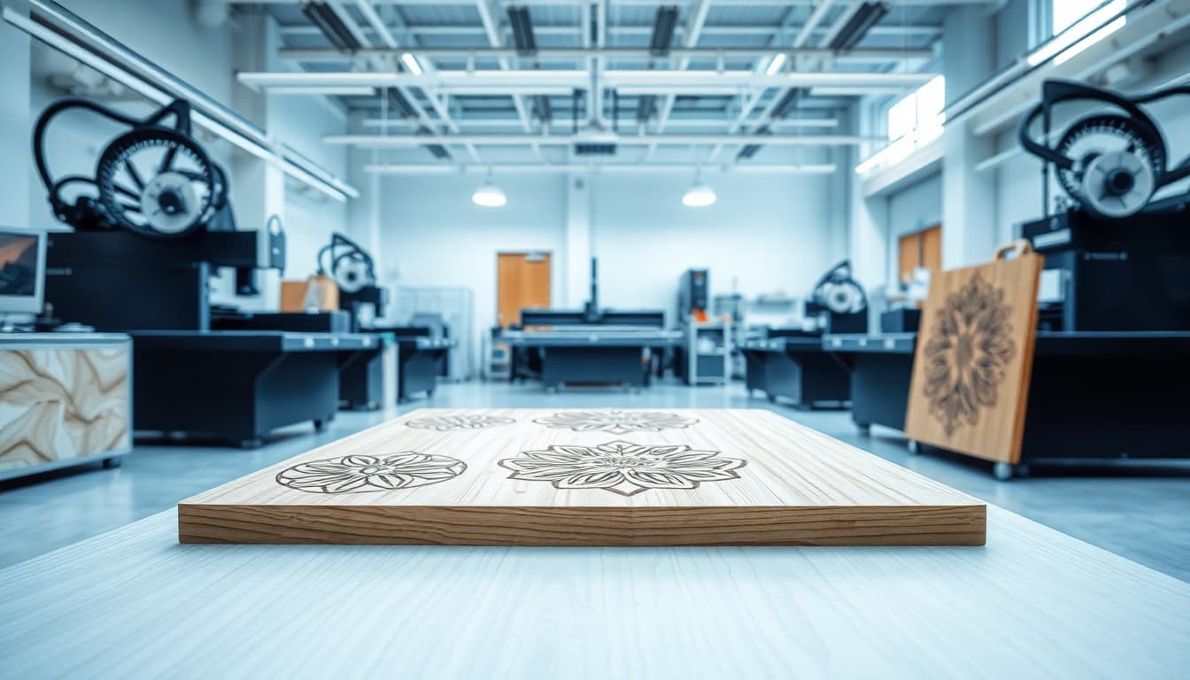 Showcasing custom laser design during a creative process, highlighting intricate patterns.