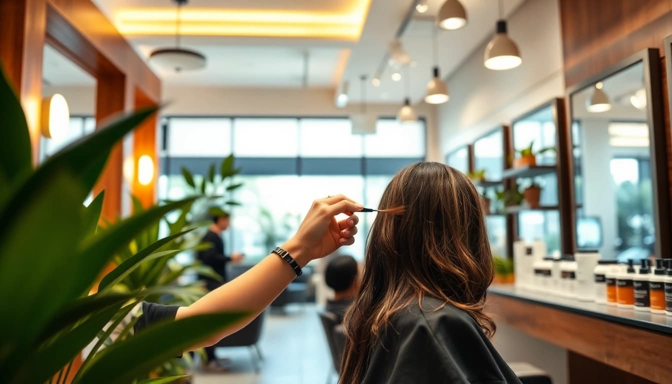 Experience luxury at our hair salon San Diego with expert stylists and Aveda products.