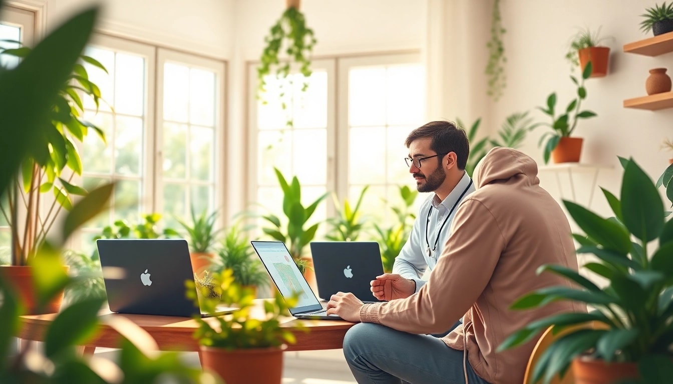 Enhance your learning with Ayurveda online courses led by a professional instructor in a vibrant setting.