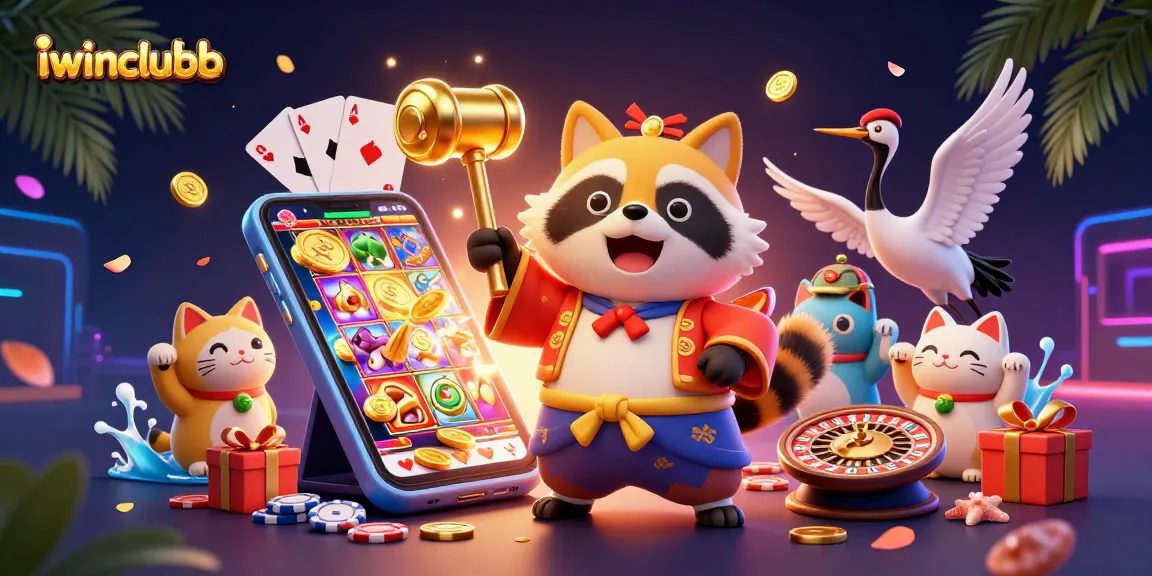 Spin vibrant slots and win with iwinclubb's festive characters and casino excitement.