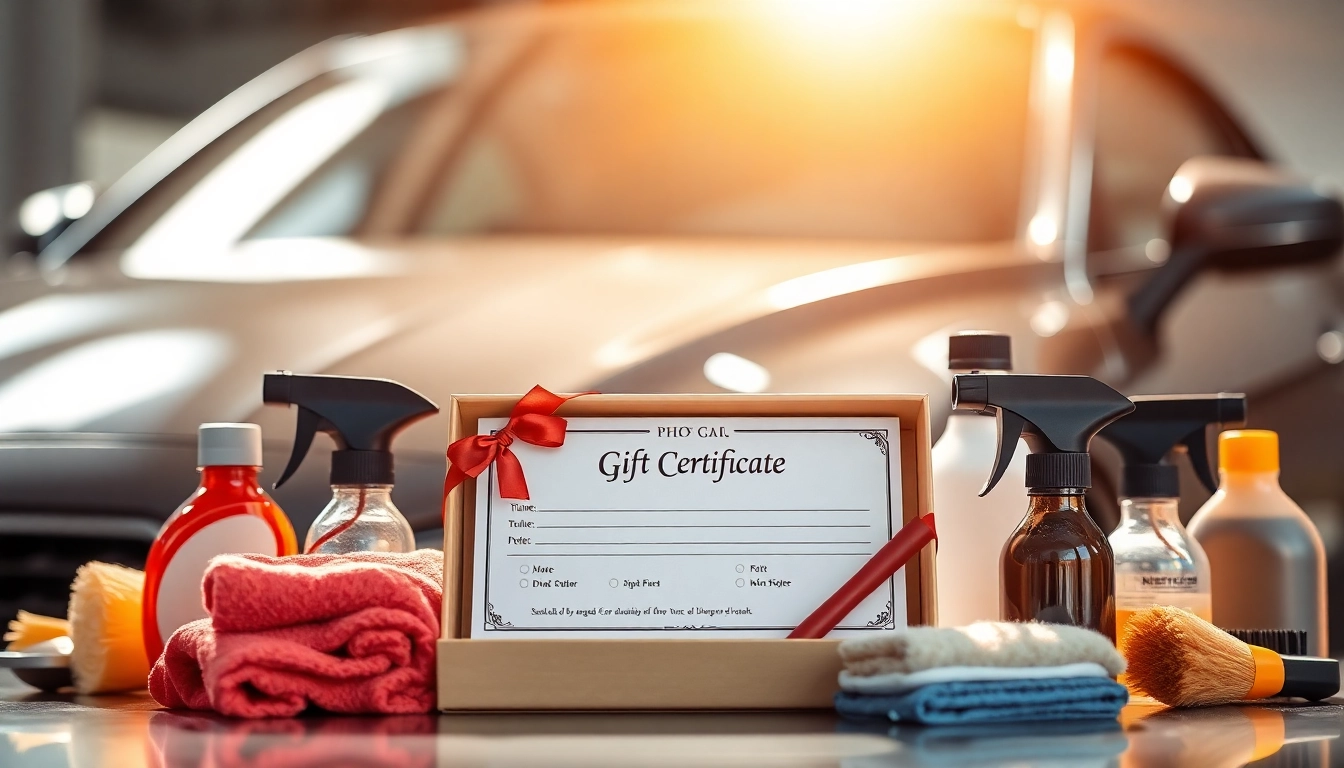 Gift the Perfect Car Detailing Gift Certificate for Every Occasion