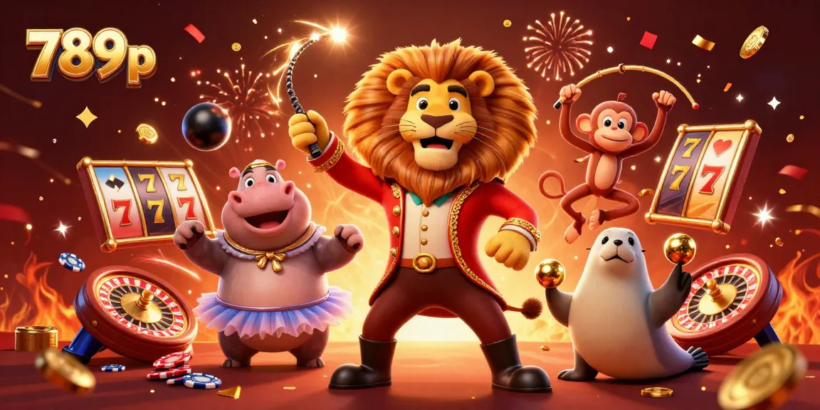 Engage in thrilling games with 789p's vibrant casino atmosphere showcasing lively characters and rich game elements.