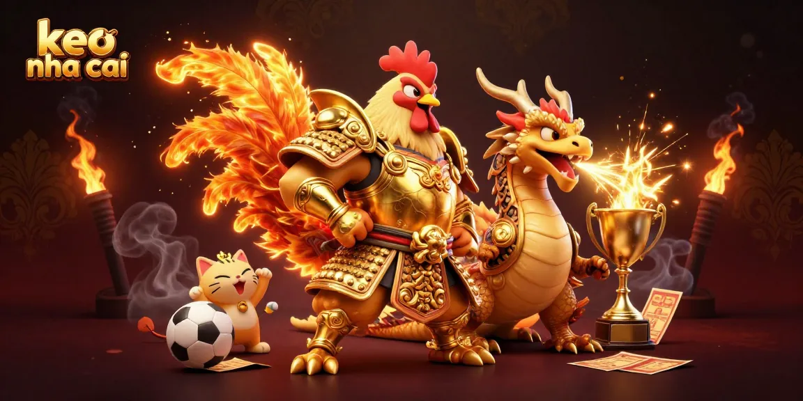 Engage with keo nha cai in this vibrant 3D illustration of sports betting action featuring animated characters.